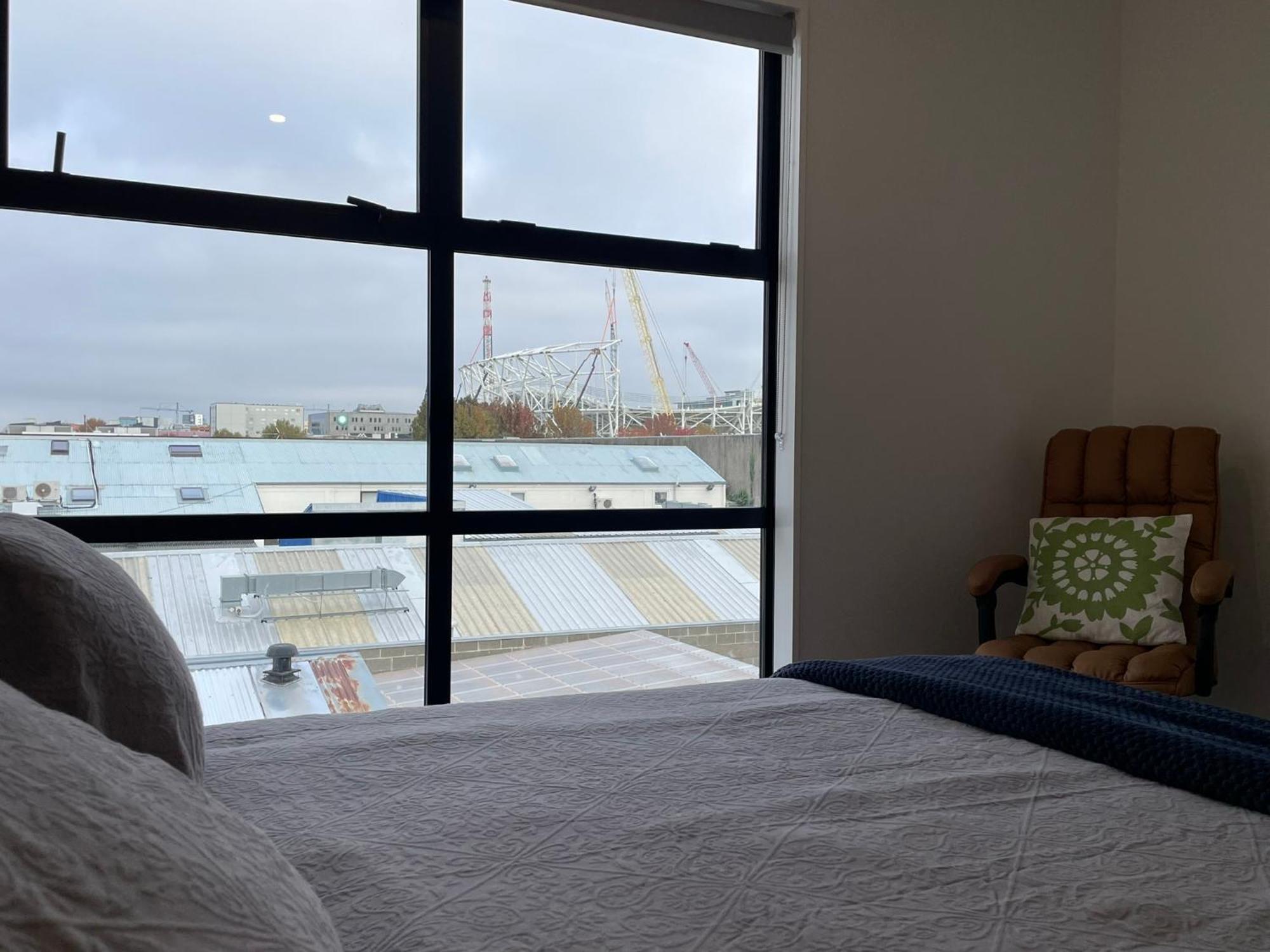Stadium View Suite Christchurch Dış mekan fotoğraf