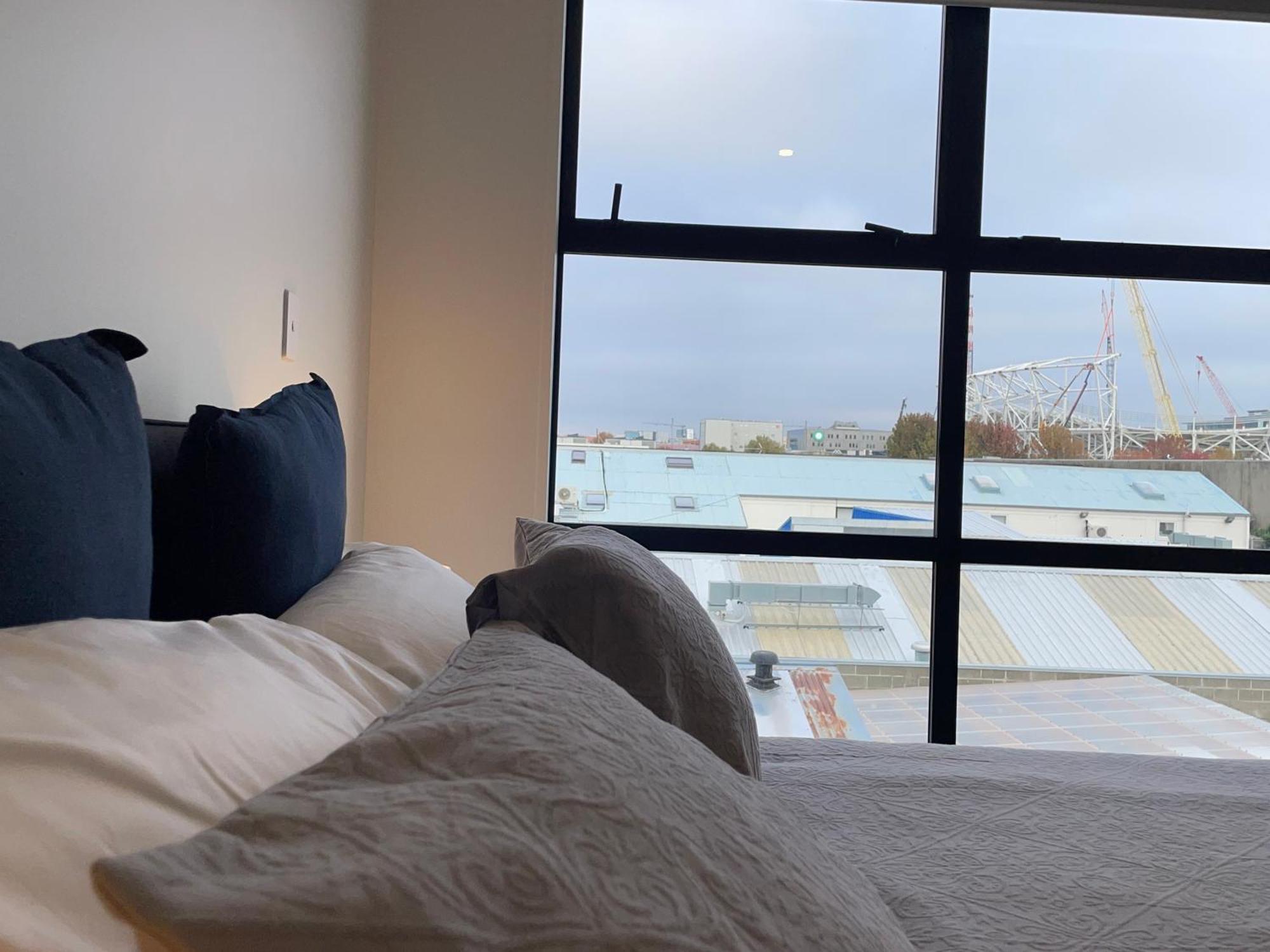 Stadium View Suite Christchurch Dış mekan fotoğraf